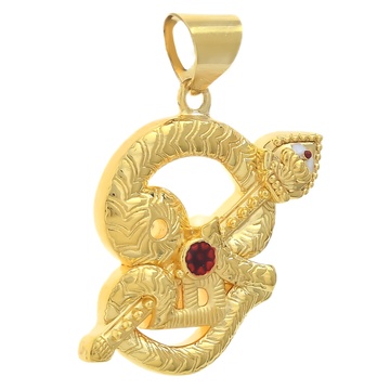 Vel Muruga Gold Pendant
