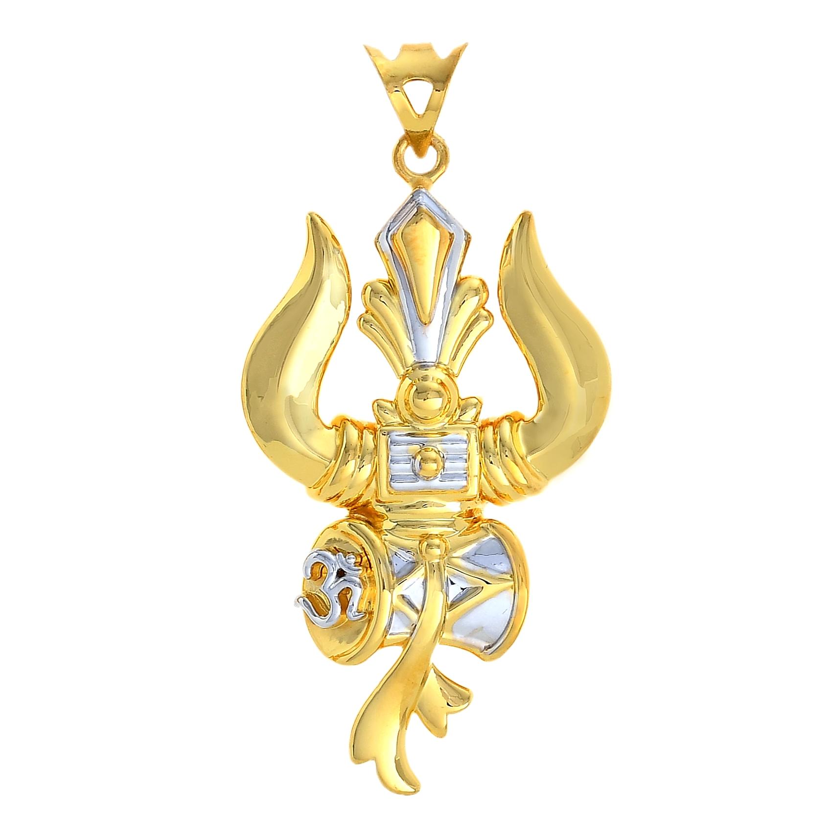 Divine Damroo Gold Pendant