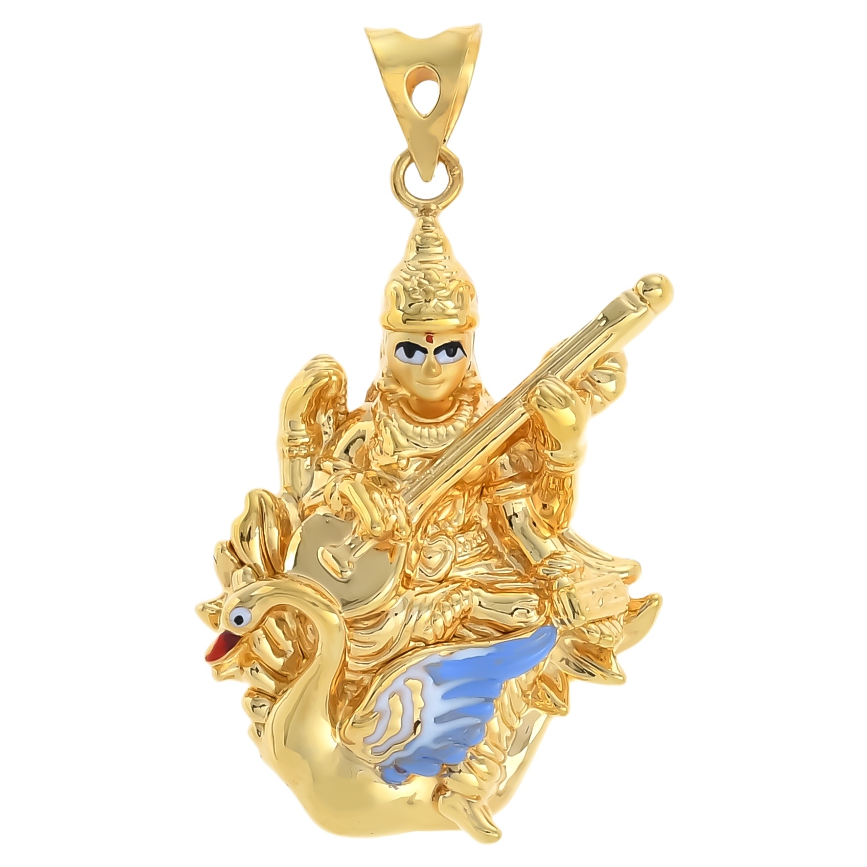 Angelic Devi Gold Pendant