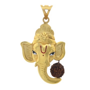 Ganesha Mahatmyam Gold Pendant