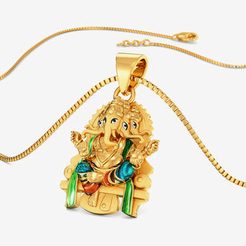 Shree Ganesh Gold Pendant