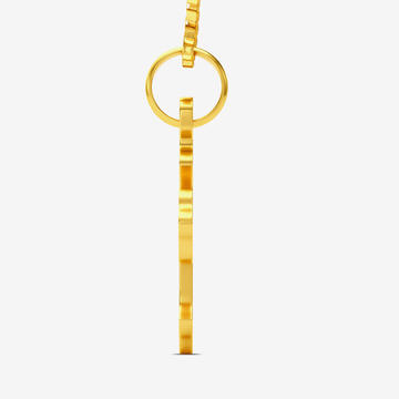 Gold Holy Cross Locket