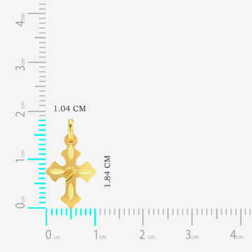 Gold Holy Cross Locket