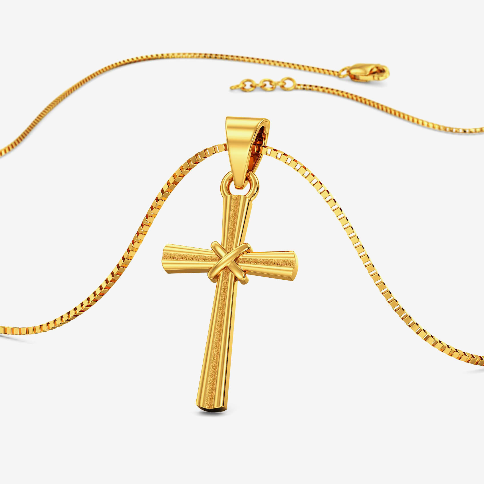 Holy Cross Gold Pendant
