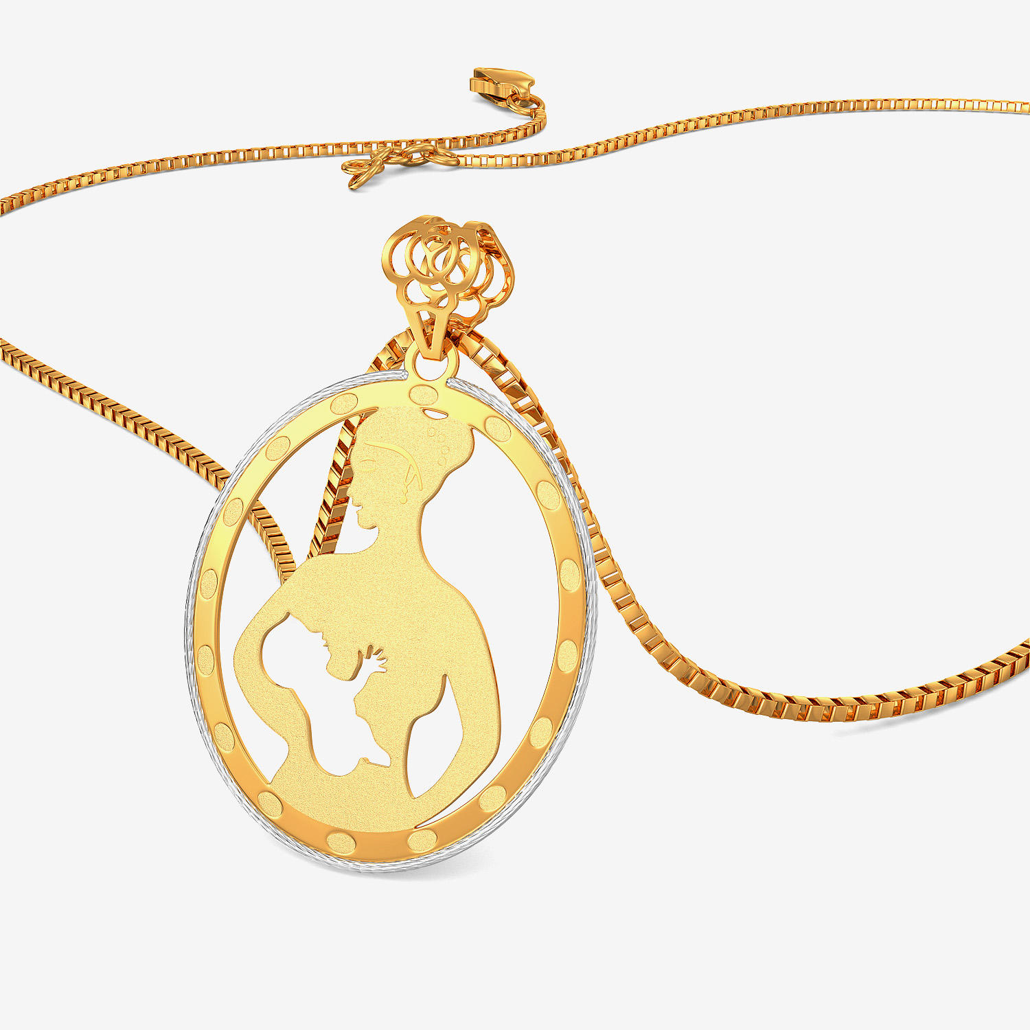 Mothers Day Special Gold Pendant