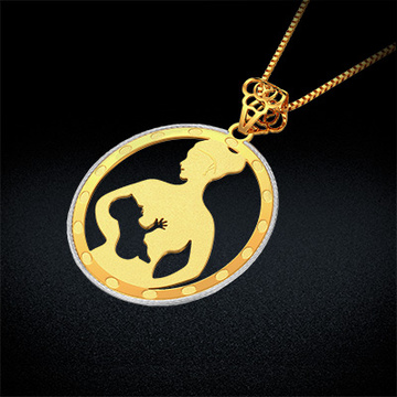 Mothers Day Special Gold Pendant
