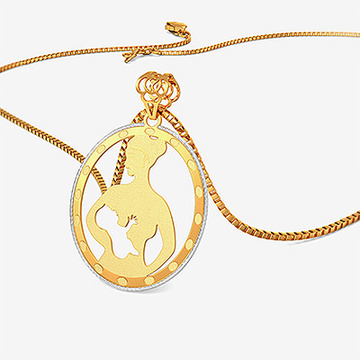 Mothers Day Special Gold Pendant