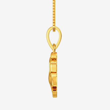 Celestial Horse Gold Pendant