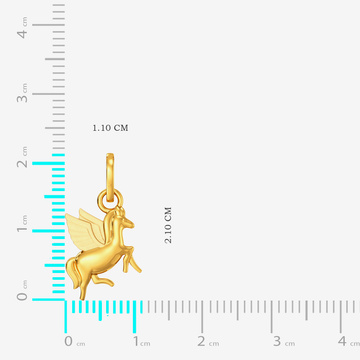 Celestial Horse Gold Pendant