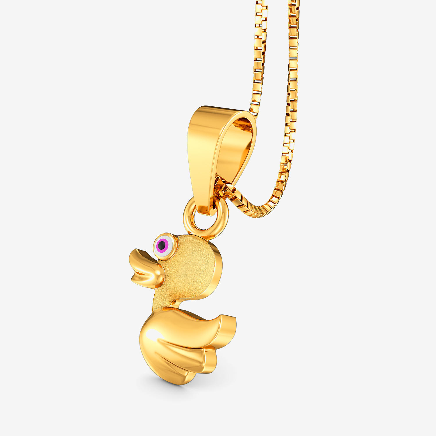 Adorable Gold Kid'S Pendant