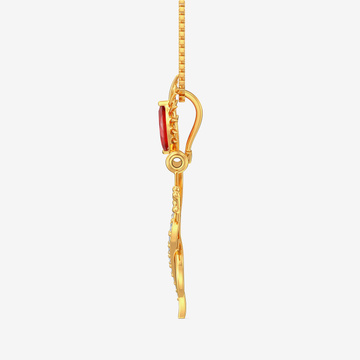 Lord Krishna Gold Pendant