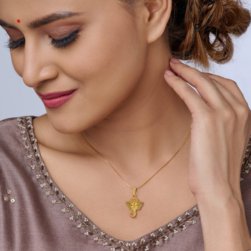 Lord Ganesh Gold Pendant