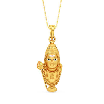 Lord Murughan Gold Pendant