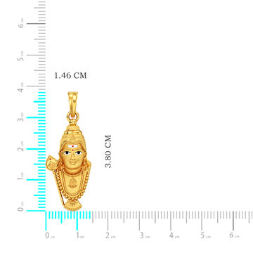 Lord Murughan Gold Pendant