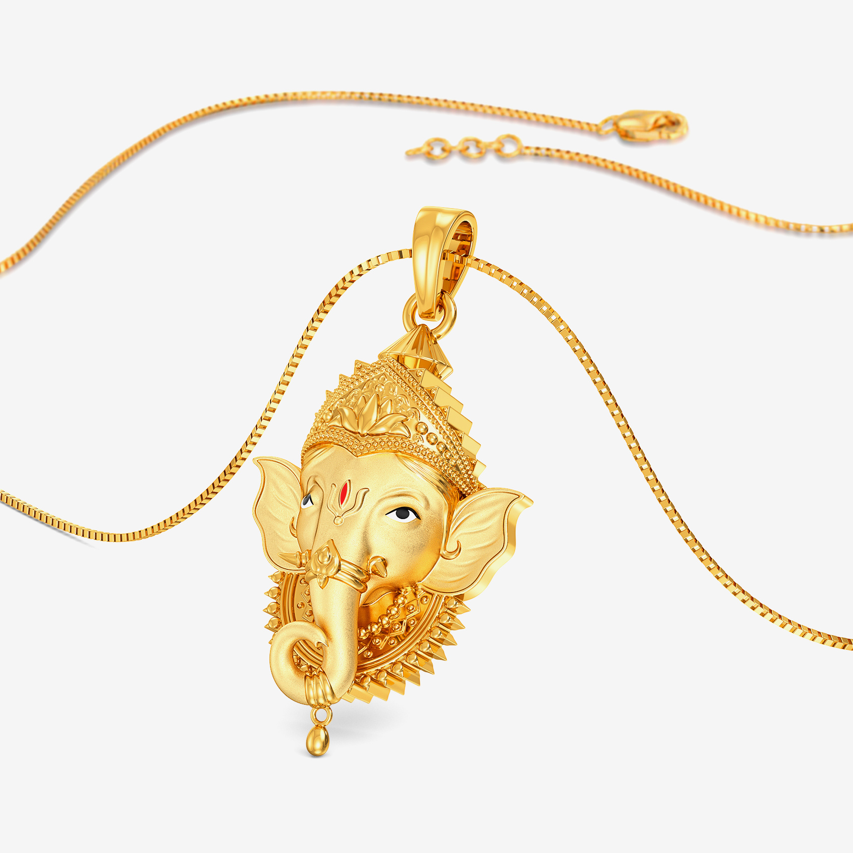 Lord Ganesh Gold Pendant