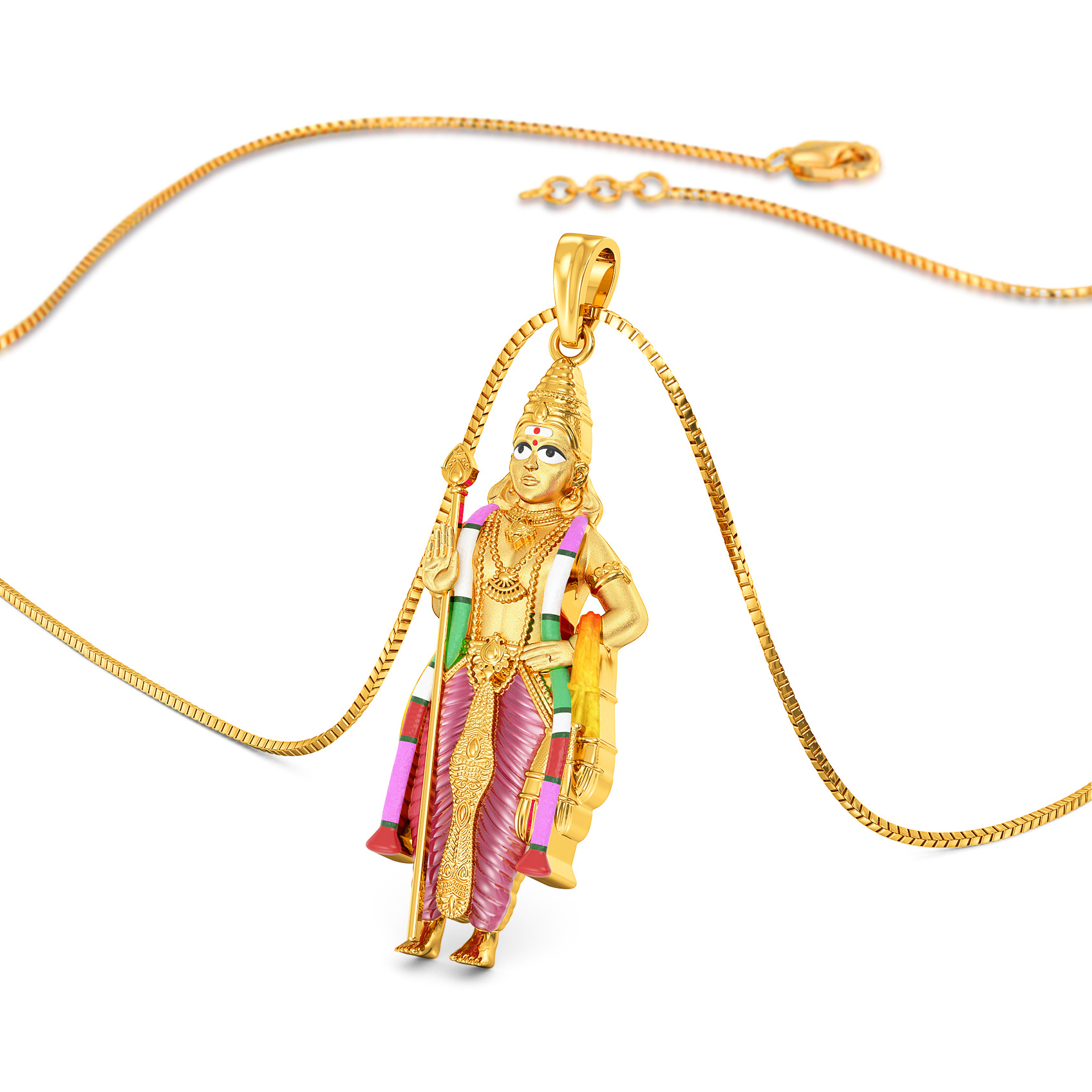 Lord Murughan Gold Pendant