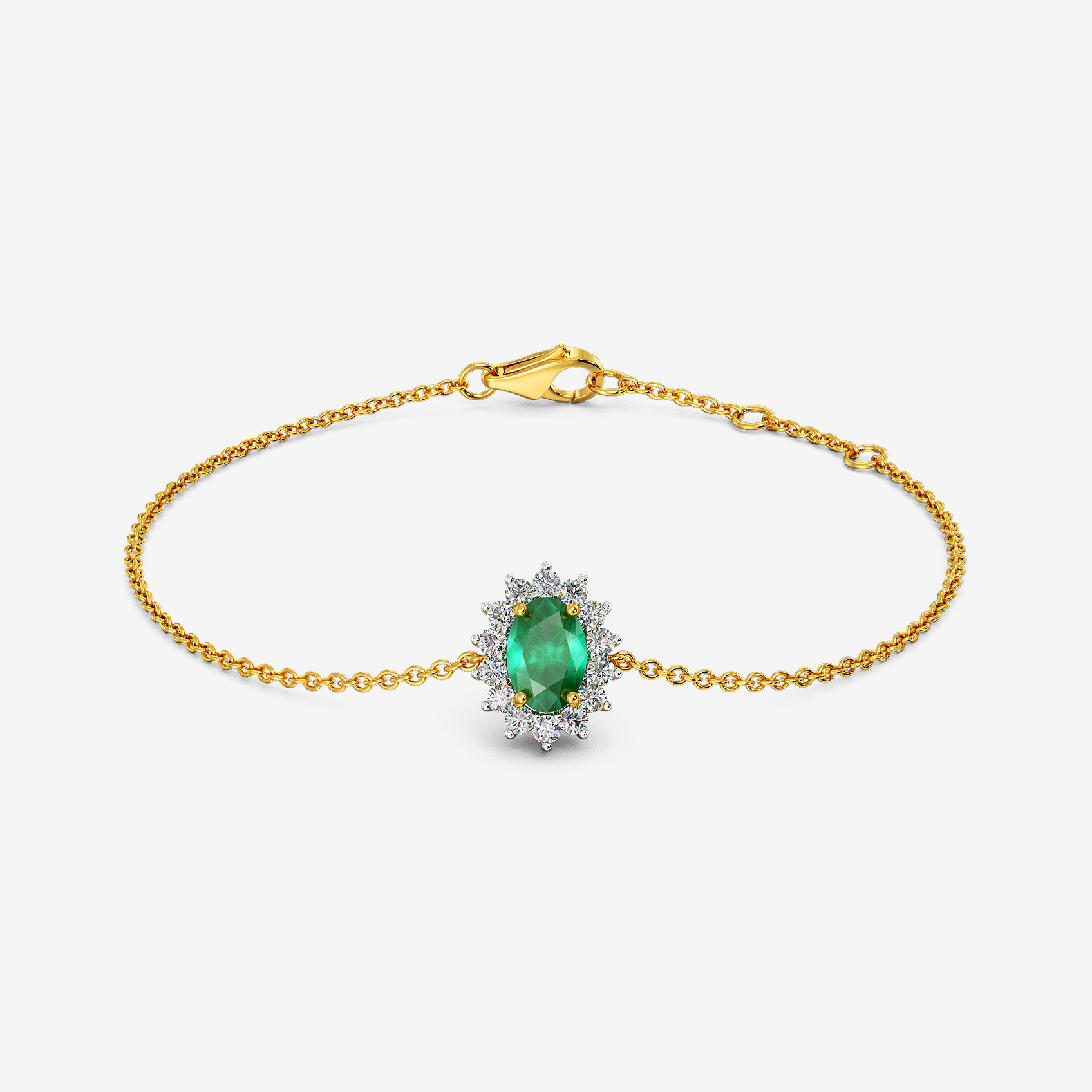 Emerald Radiance Diamond Bracelet