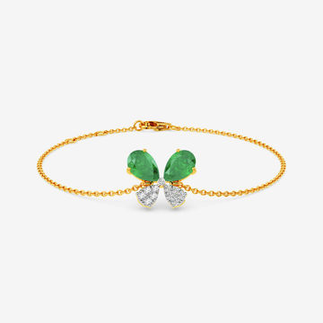 Nature’s Emerald Diamond Bracelet