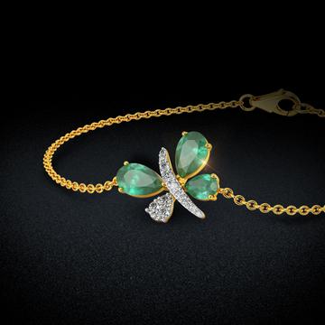 Lush Butterfly Diamond Bracelet