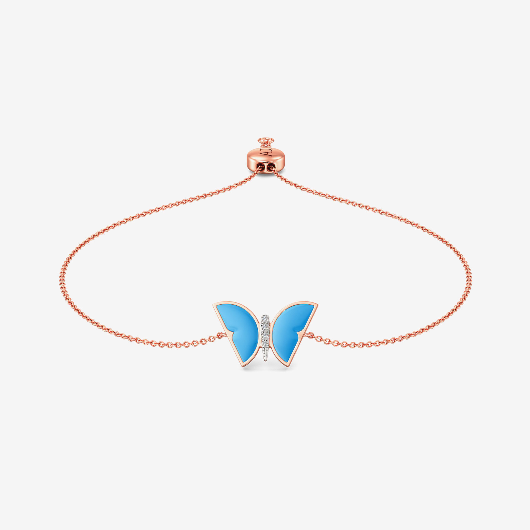 Mystic Blue Diamond Bracelet