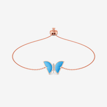 Mystic Blue Diamond Bracelet