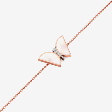 Luminous Wings Diamond Chain Bracelet