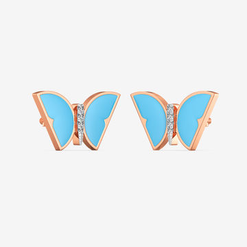 Wings of Serenity Diamond Earrings