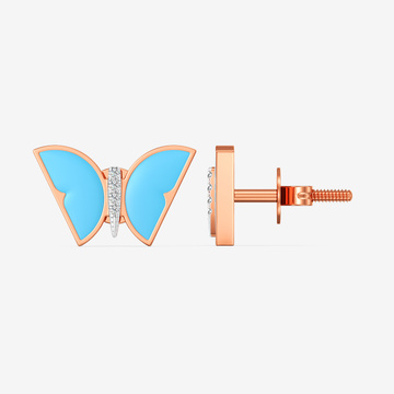 Wings of Serenity Diamond Earrings