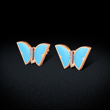 Wings of Serenity Diamond Earrings
