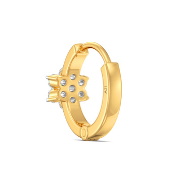 Exquisite Cosmos Floral Diamond Nose Ring