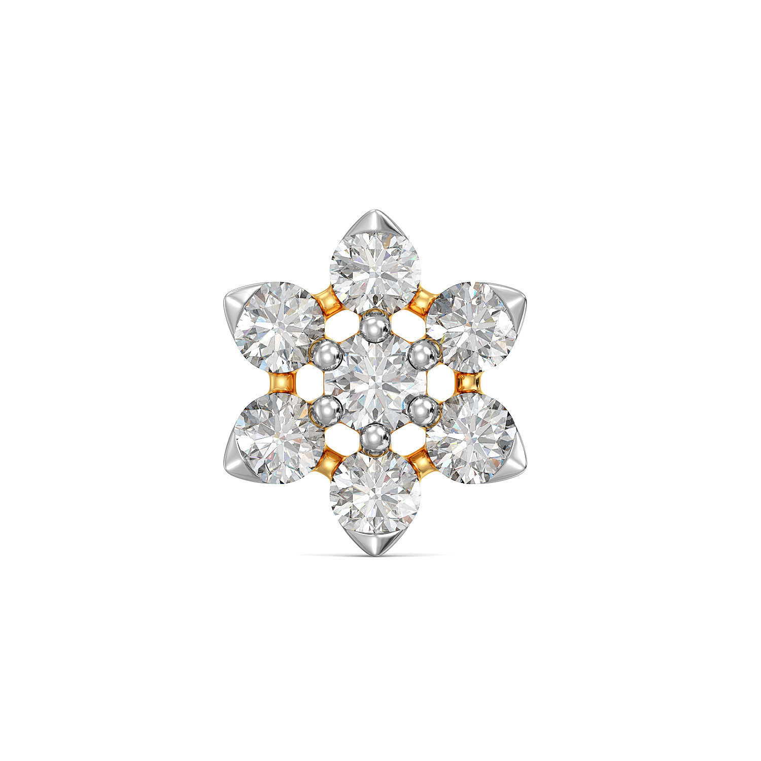 Fantastic Floret Diamond Nose Pin