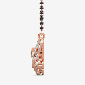 Delightful - Diamond Peacock Mangalsutra