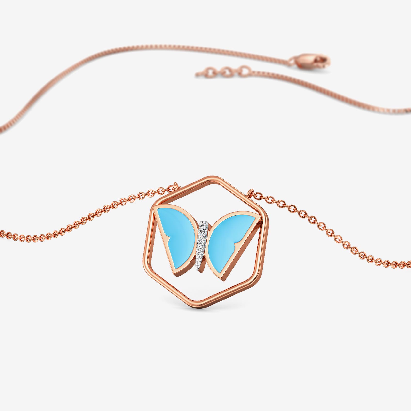 Ocean Hive Diamond Pendant