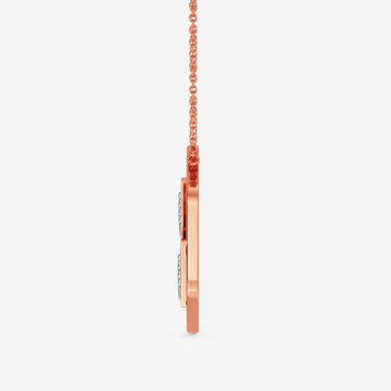Dual Green Flutter Diamond Pendant