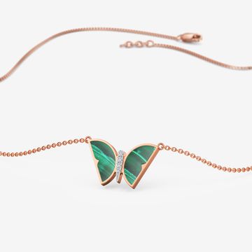 Jade Flutter Diamond Pendant