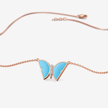 Wings of Serenity Diamond Pendant