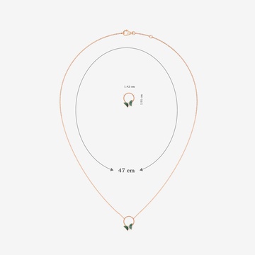Meadow Wings Diamond Pendant