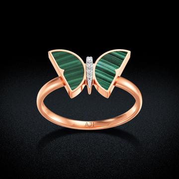 Verdant Wings Diamond Ring