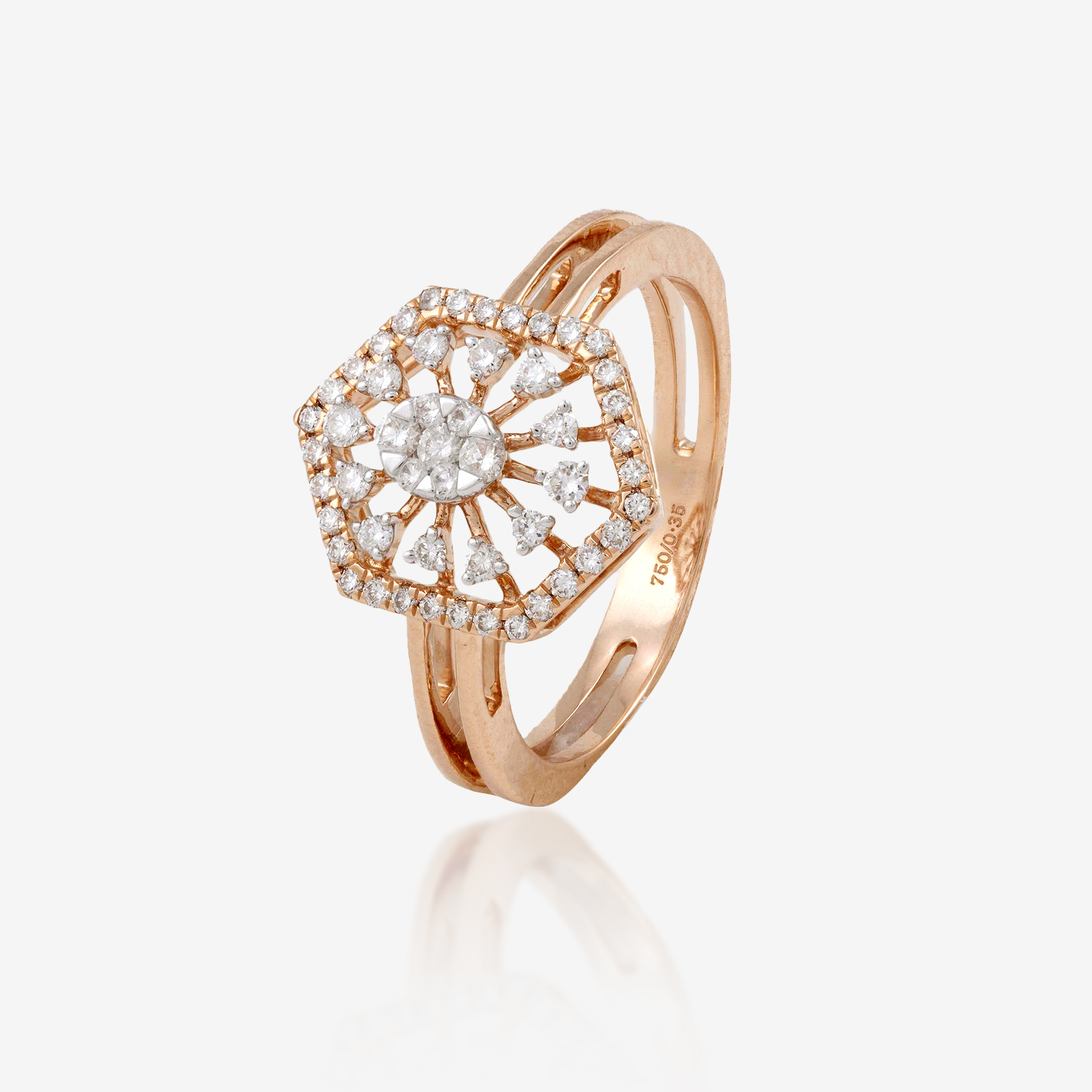 Radiant Treasure Diamond Ring