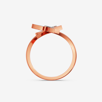 Celestial Butterfly Diamond Ring