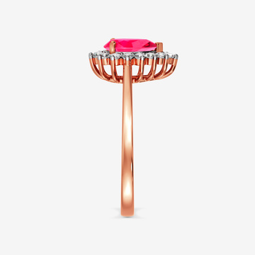 Crimson Dew Diamond ring