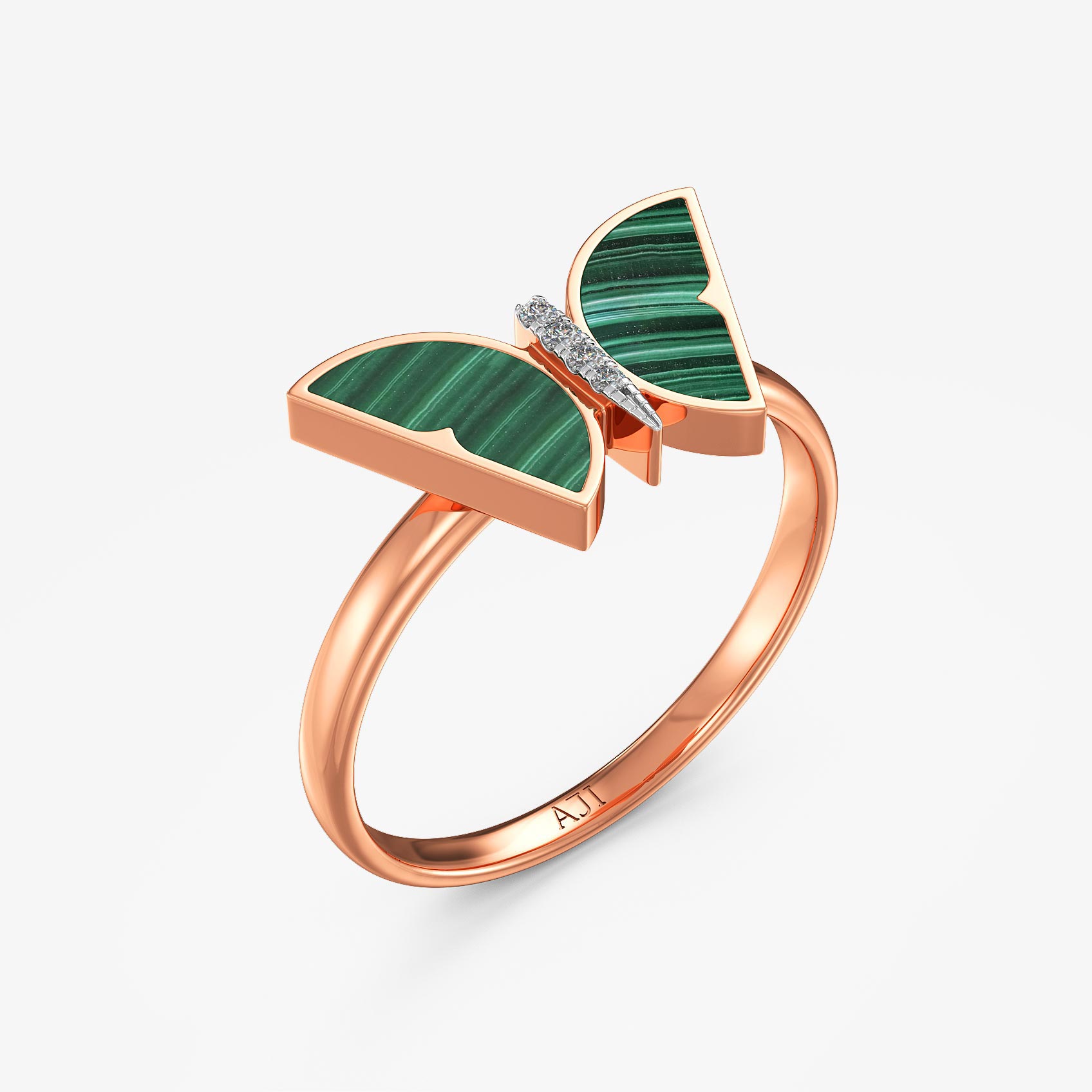 Verdant Wings Diamond Ring