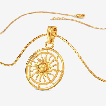 Gold Sun Pendant