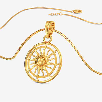 Gold Sun Pendant