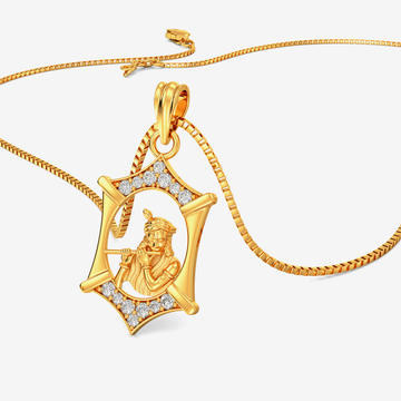 Lord Krishna Gold Locket