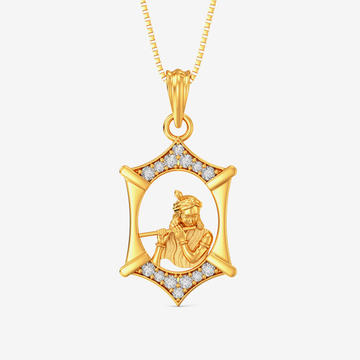 Lord Krishna Gold Locket