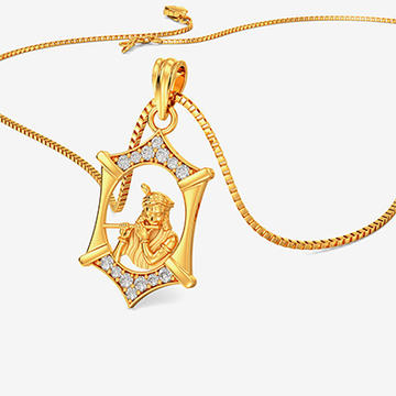 Lord Krishna Gold Locket