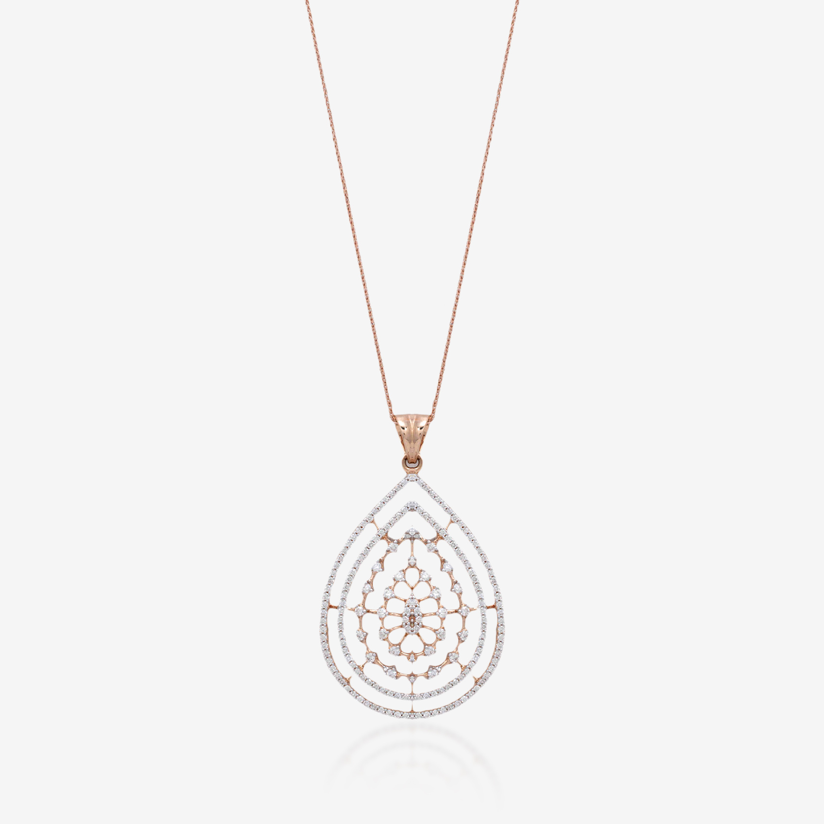 Luminous Diamond Pendant Set