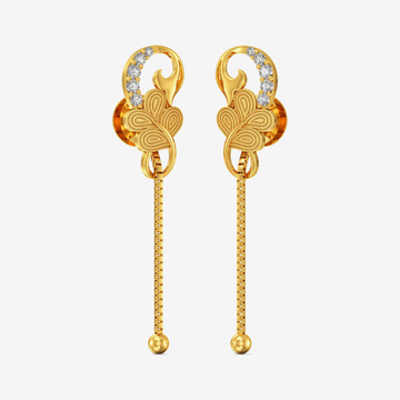 Enchant Women Gold Earrings