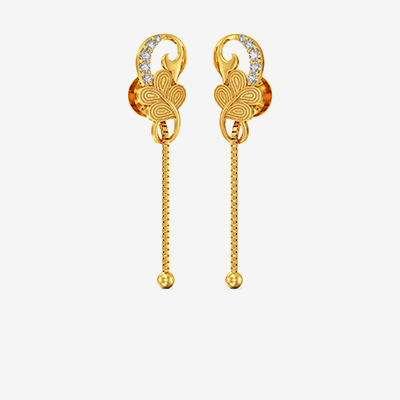 Enchant Women Gold Earrings